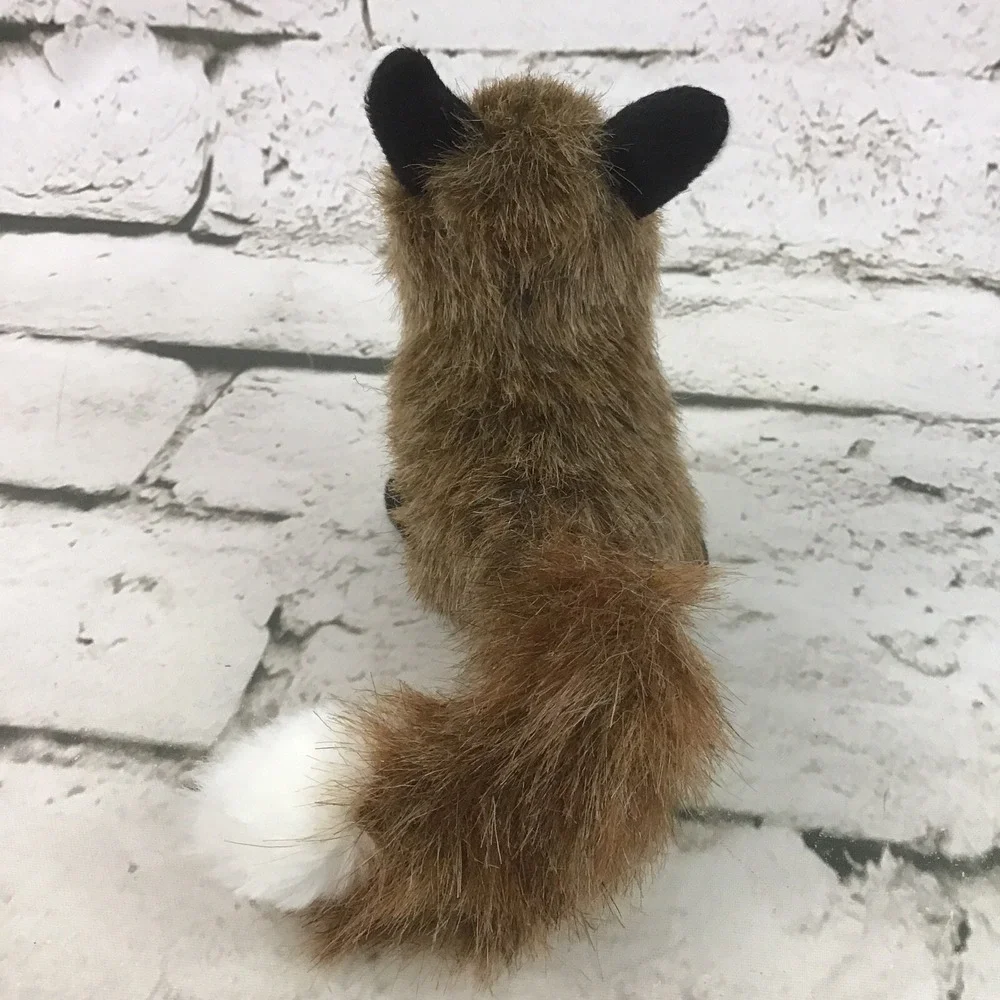 Folkmanis Mini Fox Finger Puppet Plush Wildlife Nature‎ Animal Theater Prop